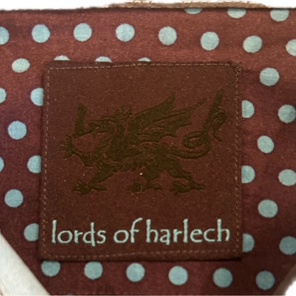 lords of harlech- mens’ Norman Tea Ceremony Shirt-cotton -British Design- Medium - Picture 2 of 6